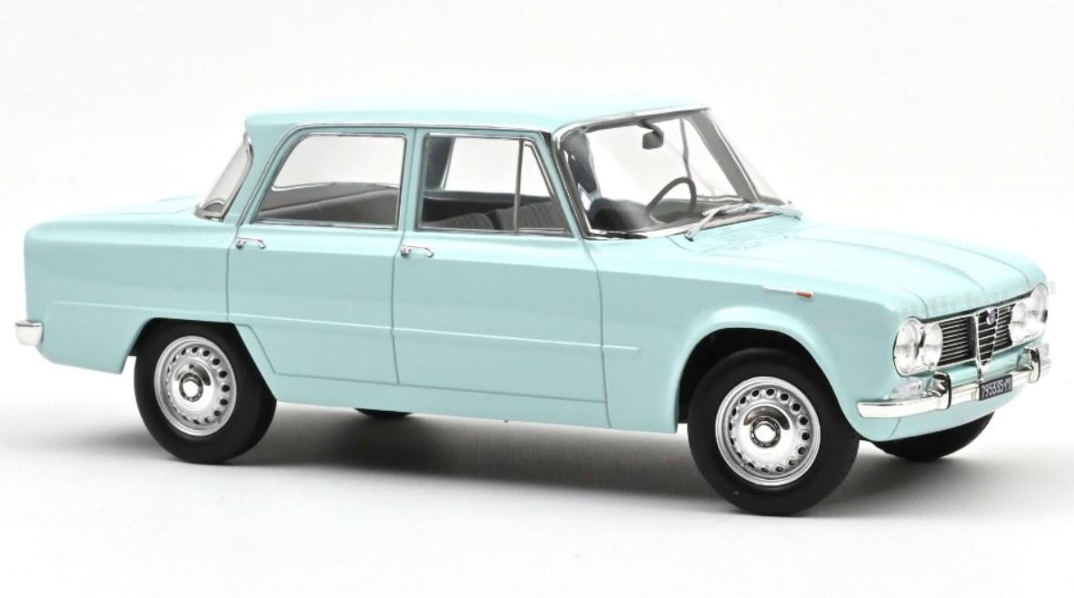 ALFA ROMEO GIULIA TI 1964 SKY BLUE 1:18
