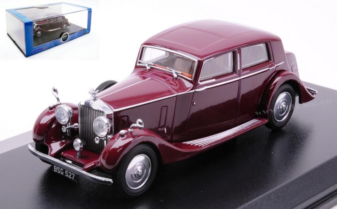 ROLLS ROYCE 25/30 THRUPP & MABERLEY BURGUNDY 1:43