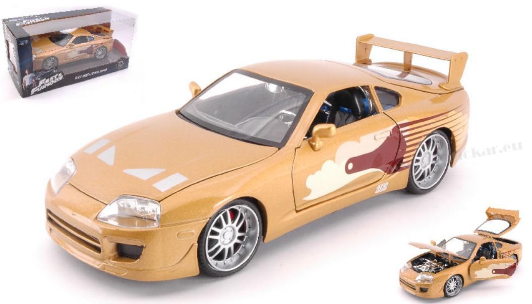 SLAP JACK'S TOYOTA SUPRA FAST & FURIOUS GOLD 1:24