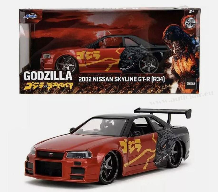 NISSAN SKYLINE GTR 2002 "GODZILLA" JAPANESE GRAPHICS 1:24