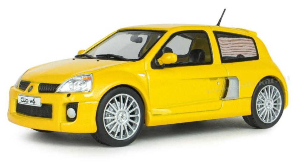 RENAULT CLIO V6 PH.2 2003 JAUNE SIRIUS 1:43